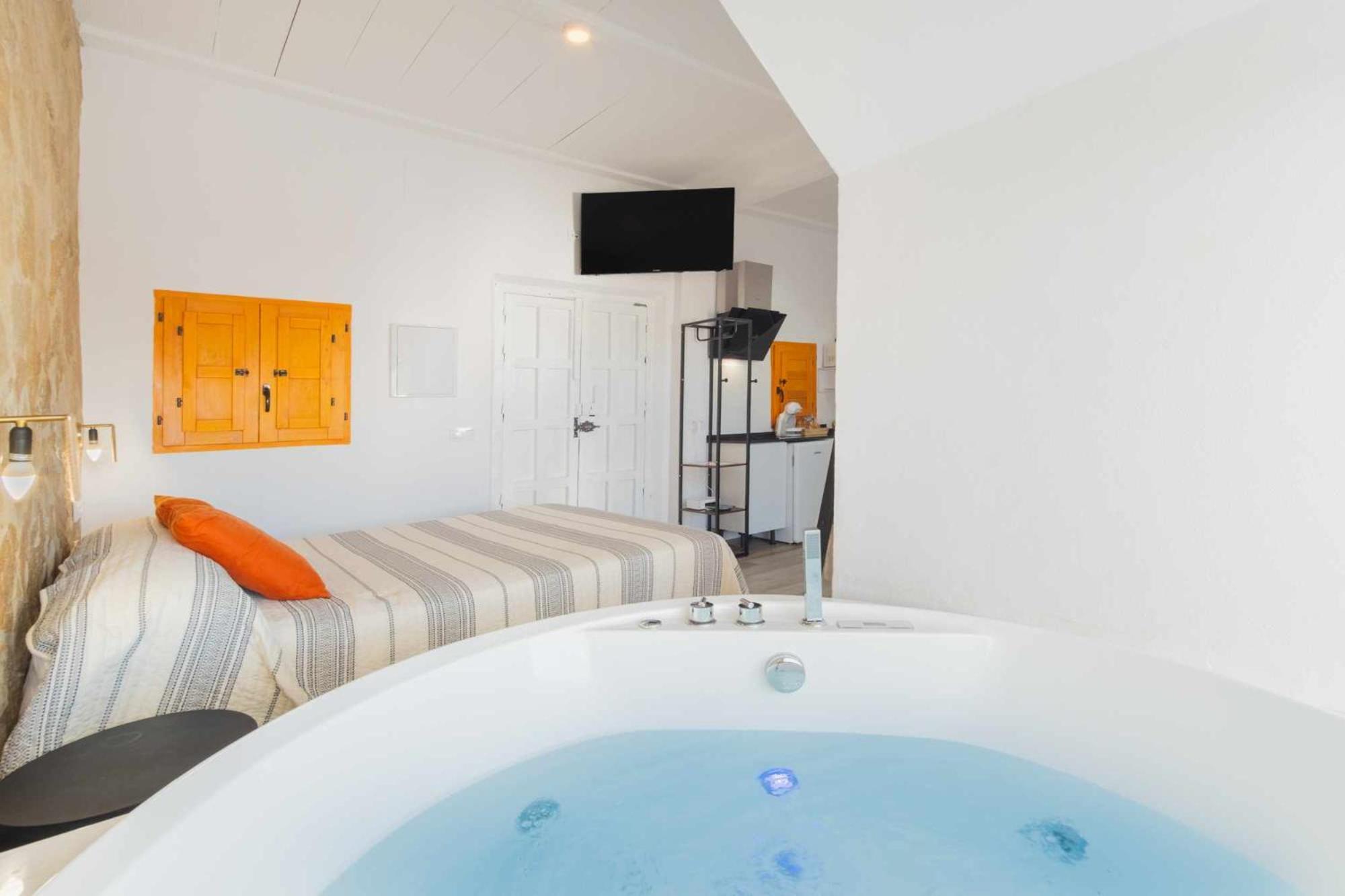 Jacuzzi Amanecer De Plata Decoracion Romantica Chiclana de la Frontera Exterior foto